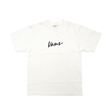 Vans Classic Script Short Sleeve T-Shirt Marshmallow Black Vans Classic Script Short Sleeve T-Shirt Marshmallow Black
