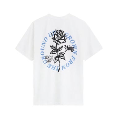 Vans Grown From The Ground Up Short Sleeve T-Shirt White Vans Grown From The Ground Up Short Sleeve T-Shirt White