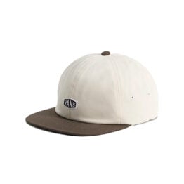 Vans Hex Logo Jockey Snapback Hat Coal Brown