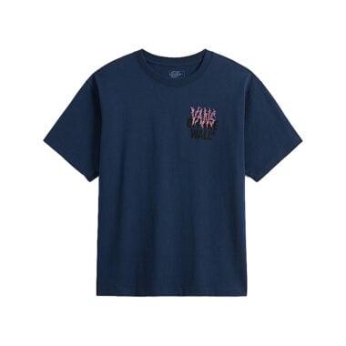 Vans Metal Wall Short Sleeve T-Shirt Navy Blue Vans Metal Wall Short Sleeve T-Shirt Navy Blue