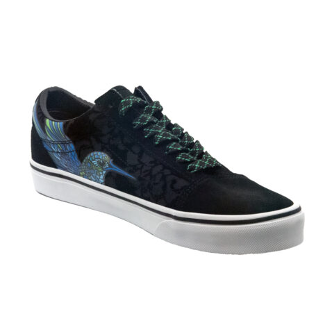 Vans Old Skool Dia De Los Muertos 2025 Shoes Black Blue Green - Image 3