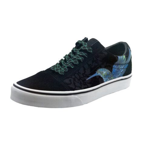 Vans Old Skool Dia De Los Muertos 2025 Shoes Black Blue Green - Image 4