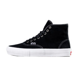Vans Skate Authentic High Shoes Black Suede