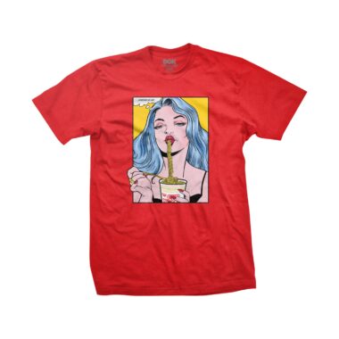 DGK x Cup Noodles Slurpface T-Shirt Red