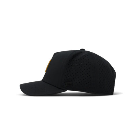 Melin Hydro Odysea Stacked Snapback Hat Black Gum - Image 3