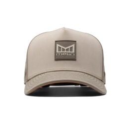 Melin Hydro Odysea Stacked Snapback Hat Cobblestone Brindle