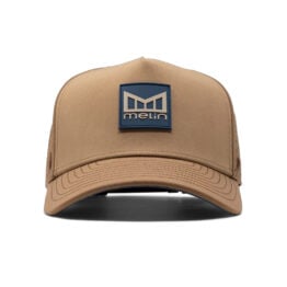 Melin Hydro Odysea Stacked Snapback Hat Tobacco Bison