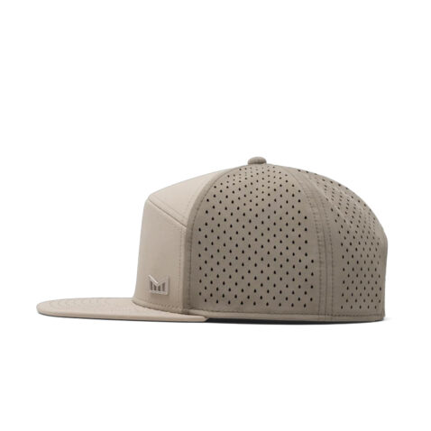 Melin Hydro Trenches Icon Snapback Hat Cobblestone Brindle - Image 3