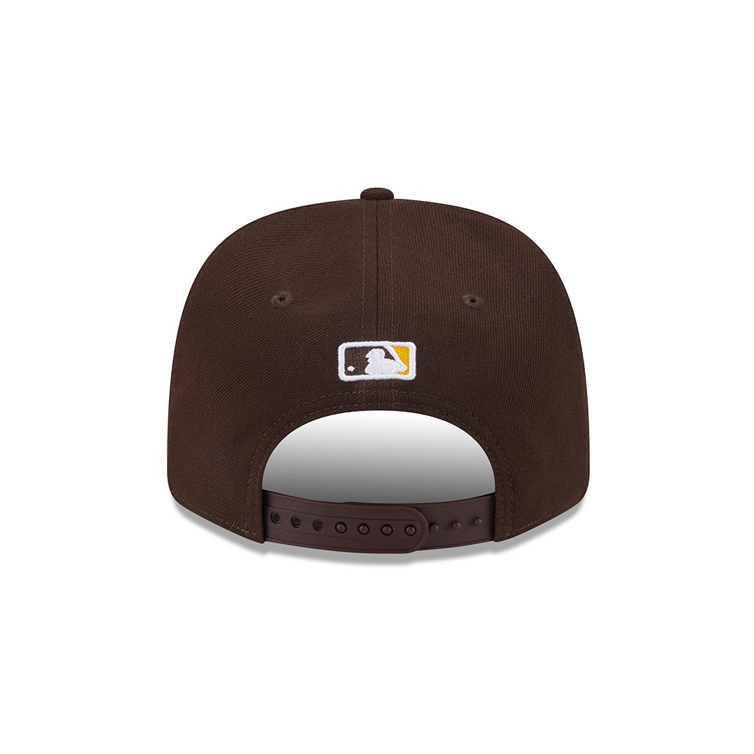 New Era 9Seventy San Diego Padres 2025 Post Season Side Patch On Field Game Stretch Snapback Hat Dark Brown Gold New Era 9Seventy San Diego Padres 2025 Post Season Side Patch On Field Game Stretch Snapback Hat Dark Brown Gold - Image 5