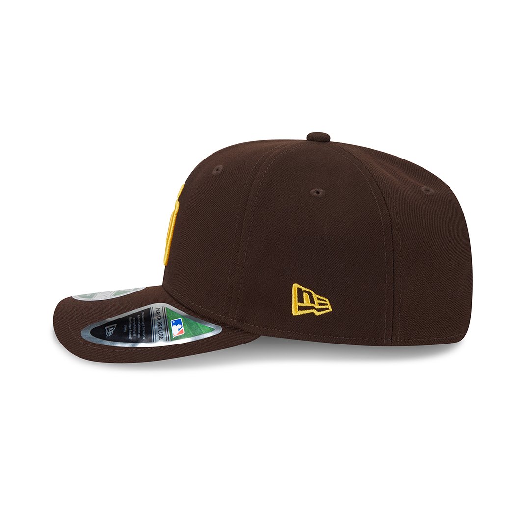 New Era 9Seventy San Diego Padres 2025 Post Season Side Patch On Field Game Stretch Snapback Hat Dark Brown Gold New Era 9Seventy San Diego Padres 2025 Post Season Side Patch On Field Game Stretch Snapback Hat Dark Brown Gold - Image 6