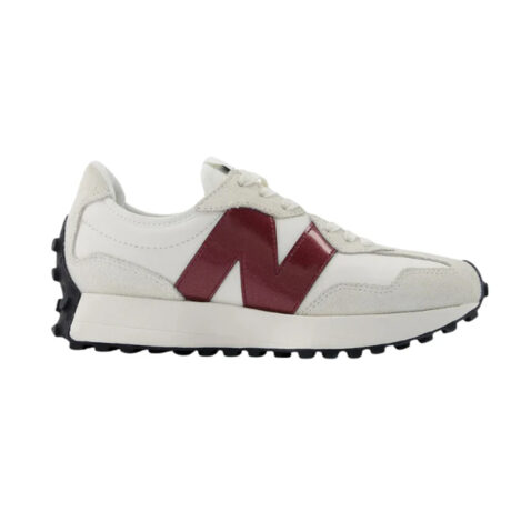 New Balance 327 Shoes White Red - Image 2
