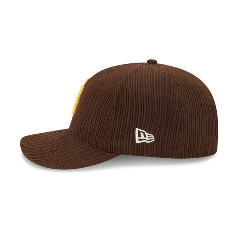 New Era 59Fifty San Diego Padres Chenille Pop Fitted Hat Brown Gold - Image 6