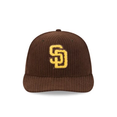 New Era 59Fifty San Diego Padres Chenille Pop Fitted Hat Brown Gold