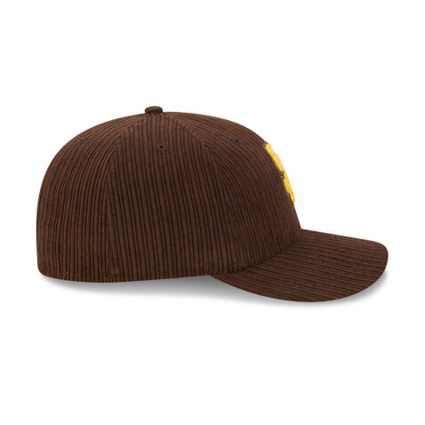 New Era 59Fifty San Diego Padres Chenille Pop Fitted Hat Brown Gold - Image 4