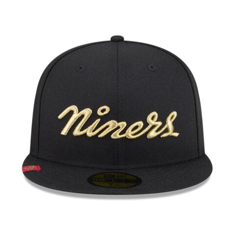 New Era 59Fifty San Francisco 49ers NFL Rivalry Fitted Hat Black Gold - Image 2