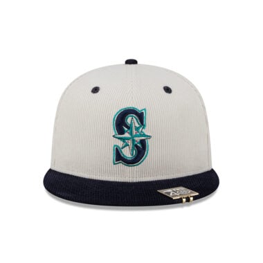 New Era 59Fifty Seattle Mariners 2T Cord Fitted Hat White Dark Navy New Era 59Fifty Seattle Mariners 2T Cord Fitted Hat White Dark Navy
