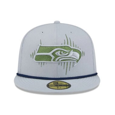 New Era 59Fifty Seattle Seahawks NFL Rivalry Fitted Hat Gray Green New Era 59Fifty Seattle Seahawks NFL Rivalry Fitted Hat Gray Green