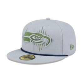 New Era 59Fifty Seattle Seahawks NFL Rivalry Fitted Hat Gray Green