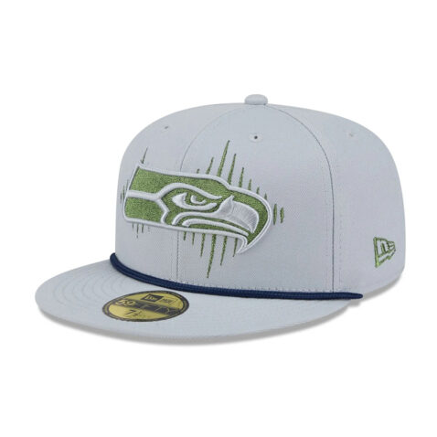New Era 59Fifty Seattle Seahawks NFL Rivalry Fitted Hat Gray Green