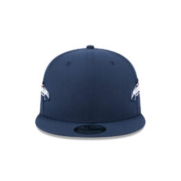 New Era 9Fifty Denver Broncos Helmet Snapback Hat Navy Blue Orange
