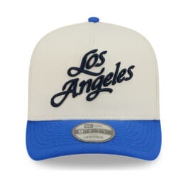 New Era 9Fifty Los Angeles Rams NFL Rivalry A-Frame Snapback Hat Chrome White Blue