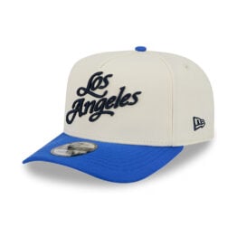 New Era 9Fifty Los Angeles Rams NFL Rivalry A-Frame Snapback Hat Chrome White Blue