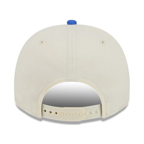 New Era 9Fifty Los Angeles Rams NFL Rivalry A-Frame Snapback Hat Chrome White Blue - Image 4