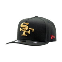 New Era 9Fifty San Francisco 49ers NFL Rivalry A-Frame Snapback Hat Black Gold