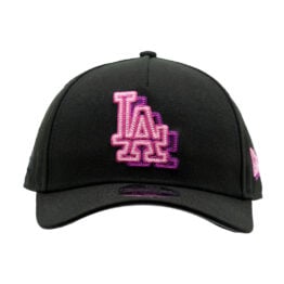 New Era 9Forty M-Crown Los Angeles Dodgers Neon A-Frame Snapback Hat Black