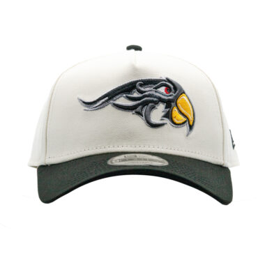 New Era 9Forty Pericos de Puebla A-Frame Snapback Hat Chrome White Black