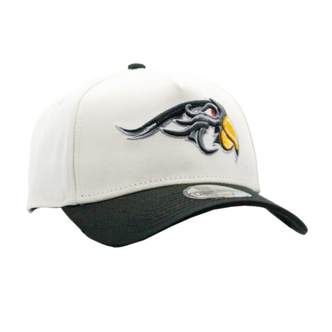 New Era 9Forty Pericos de Puebla A-Frame Snapback Hat Chrome White Black - Image 3
