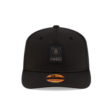 New Era 9Seventy Las Vegas Raiders Official Sideline Mesh Trucker Stretch Snapback Hat Black New Era 9Seventy Las Vegas Raiders Official Sideline Mesh Trucker Stretch Snapback Hat Black