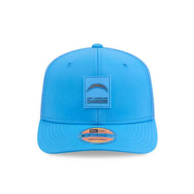 New Era 9Seventy Los Angeles Chargers Official Sideline Mesh Trucker Stretch Snapback Hat Powder Blue New Era 9Seventy Los Angeles Chargers Official Sideline Mesh Trucker Stretch Snapback Hat Powder Blue
