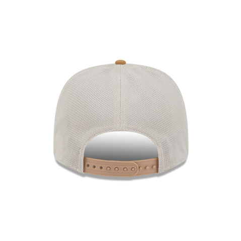 New Era 9Seventy San Diego Padres Two Tone Trucker Snapback Hat White Tan Khaki White - Image 5