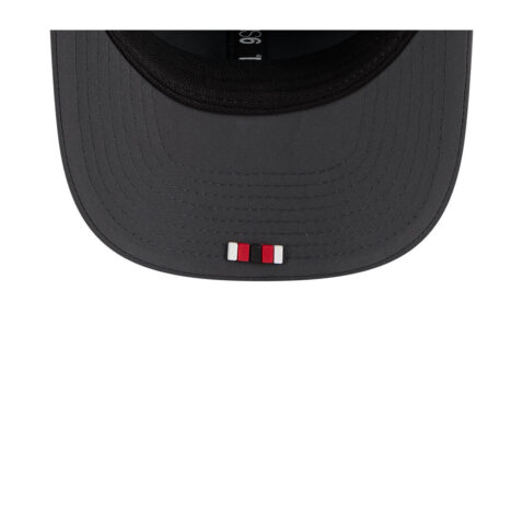New Era 9Seventy San Francisco 49ers Official Sideline Mesh Trucker Stretch Snapback Hat Dark Gray - Image 7