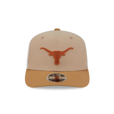 New Era 9Seventy University of Texas Longhorns Two Tone Trucker Snapback Hat White Tan Khaki White New Era 9Seventy University of Texas Longhorns Two Tone Trucker Snapback Hat White Tan Khaki White