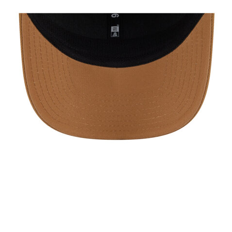 New Era 9Seventy University of Texas Longhorns Two Tone Trucker Snapback Hat White Tan Khaki White - Image 7