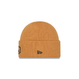 New Era Los Angeles Dodgers Knit Working Man Beanie Cork Tan