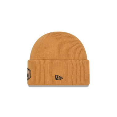 New Era Los Angeles Dodgers Knit Working Man Beanie Cork Tan