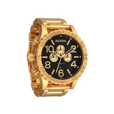 Nixon 51-30 Chrono Watch All Gold Black Nixon 51-30 Chrono Watch All Gold Black