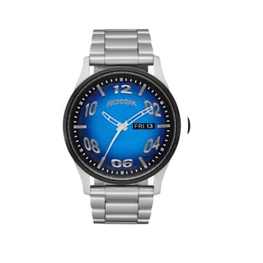 Nixon Sentry Stainless Steel Fisheye Silver Polar Blue