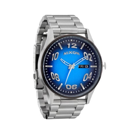 Nixon Sentry Stainless Steel Fisheye Silver Polar Blue - Image 2