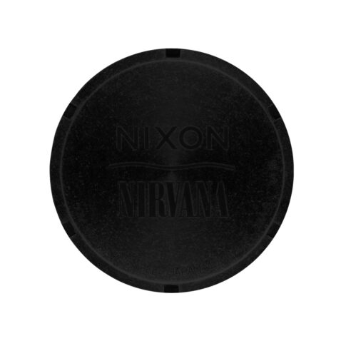 Nixon x Nirvana Sentry Wobble Watch Matte Super Black Blue Nirvana Smiley Face - Image 4