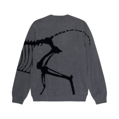 Ripndip Fossil Mohair Knit Crewneck Sweater Charcoal Ripndip Fossil Mohair Knit Crewneck Sweater Charcoal