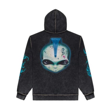 Ripndip Squabble Up Hoodie Black Vintage Wash Ripndip Squabble Up Hoodie Black Vintage Wash