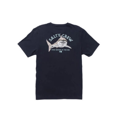 Salty Crew Lurking Short Sleeve T-Shirt Navy Salty Crew Lurking Short Sleeve T-Shirt Navy
