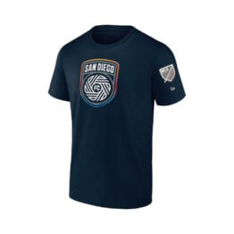 New Era San Diego Football Club SDFC Flow Logo Short Sleeve T-Shirt Blue