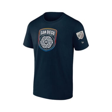 New Era San Diego Football Club SDFC Flow Logo Short Sleeve T-Shirt Dark Navy New Era San Diego Football Club SDFC Flow Logo Short Sleeve T-Shirt Dark Navy