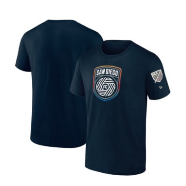 New Era San Diego Football Club SDFC Flow Logo Short Sleeve T-Shirt Dark Navy New Era San Diego Football Club SDFC Flow Logo Short Sleeve T-Shirt Dark Navy