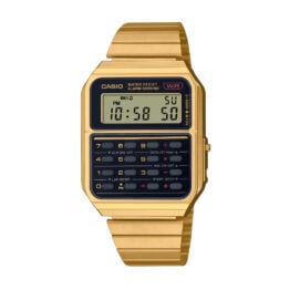 Casio CA500WEG-1AVT Watch Gold Black